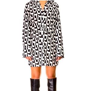 Sanctuary Black/White Dress Women’s Shirt Style